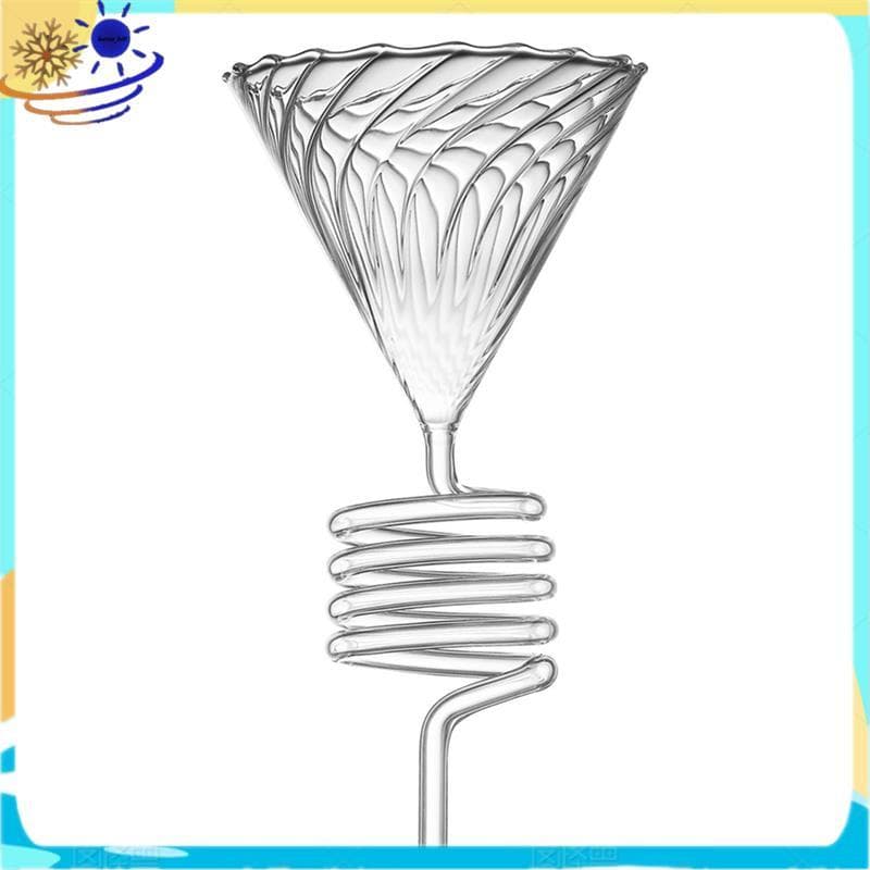 [Le's Shop] Filtro De Café , Tubo De Cobra De Vidro , Design De Resfriamento Em Espiral , Estilo Decantador De Vinho , F