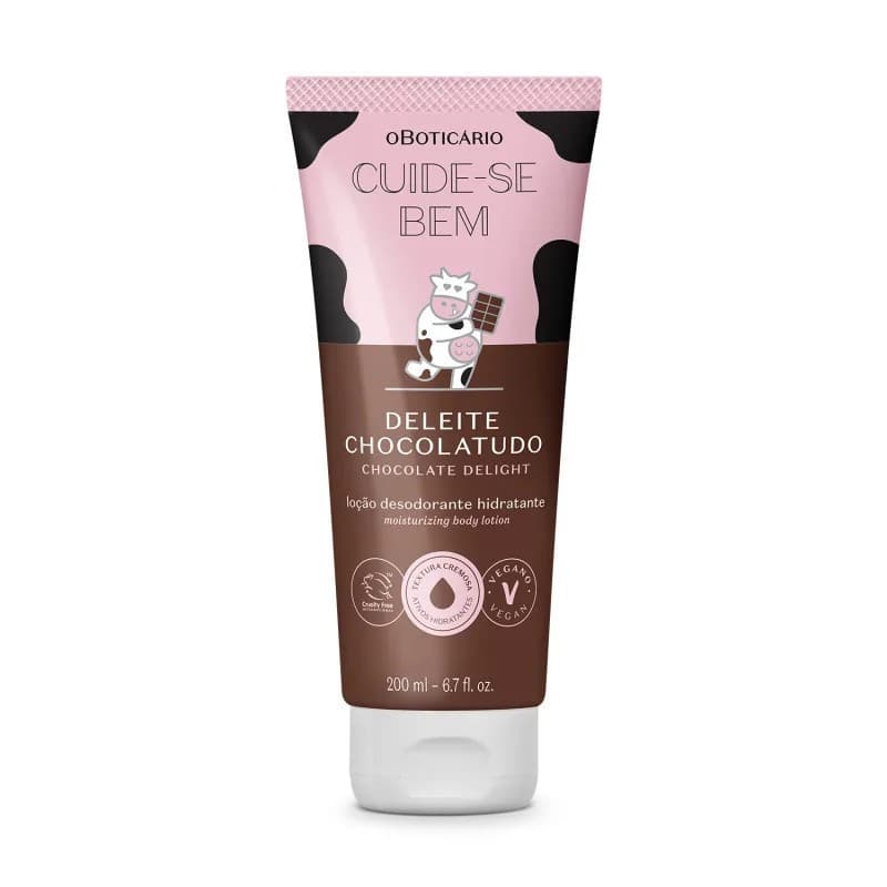 O Boticário Cuide-se Bem Hidratante Deleite Chocolatudo 200ml