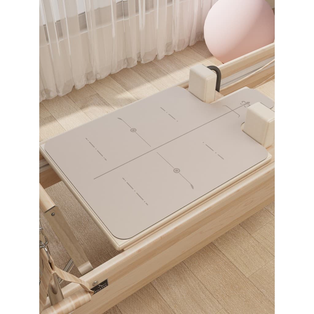 Pilates núcleo colchão pilates tapete de cabeceira pu pilates tapete de borracha Yoga Hall colchão branco 5mm de espessu