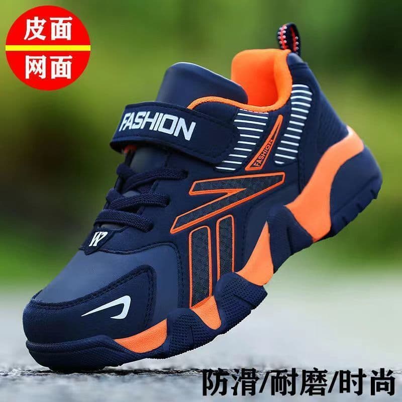 8 sapatos infantis masculinos 2025 novo estilo outono inverno estilo na moda 9 superfície de couro impermeável antiderra