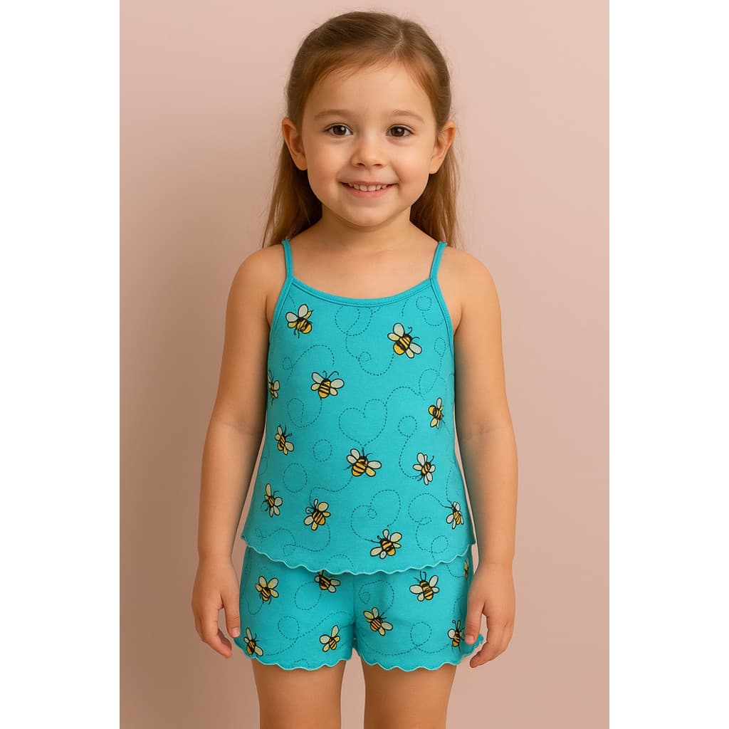 Pijama Geana Infantil Abelhinha