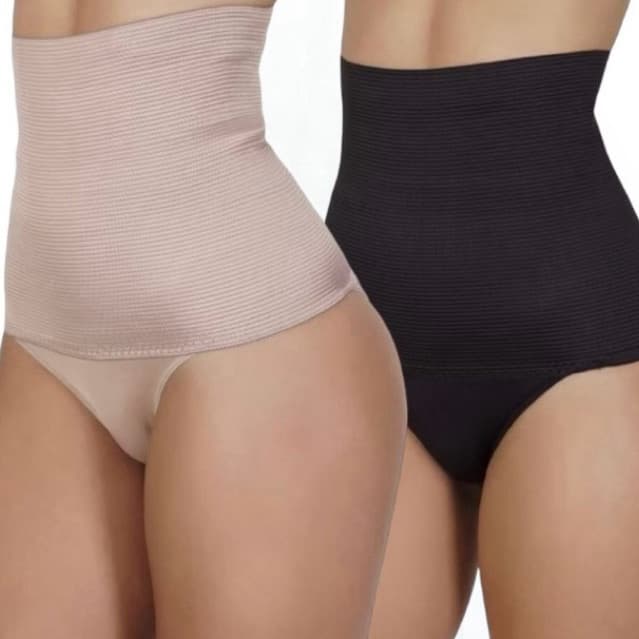 Calcinha Modeladora Cintura Alta Feminina – Kit 2 ou Unidade Preço de Fabrica