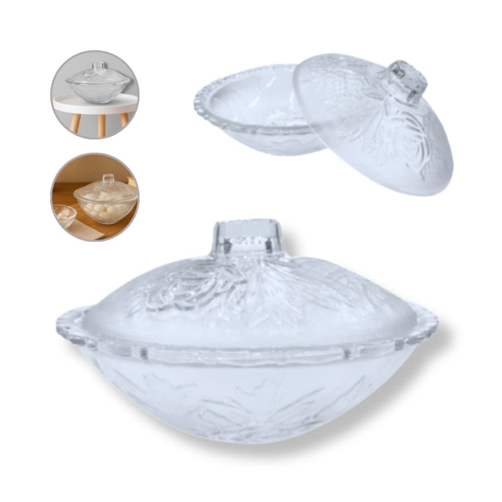 Bomboniere Baleiro Pote de Vidro com Tampa: Elegância e Praticidade para Doces, Balas