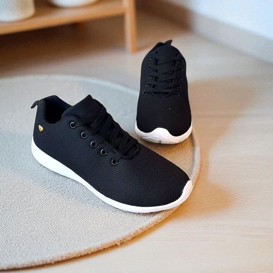 Tênis Feminino Casual Confortável Estilo Trabalho Dia a dia Estilo Calce Fácil Tecido Respirável
