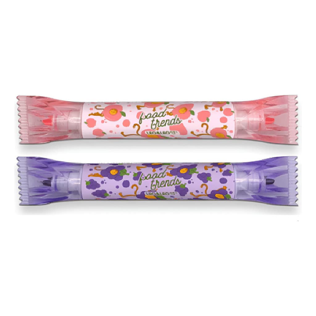 Kit 2 Marca-texto 2 Em 1 Perfumado Food Trends