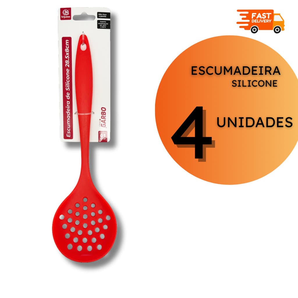 Escumadeira Silicone Escumadeiras Cozinha Restaurante Buffet