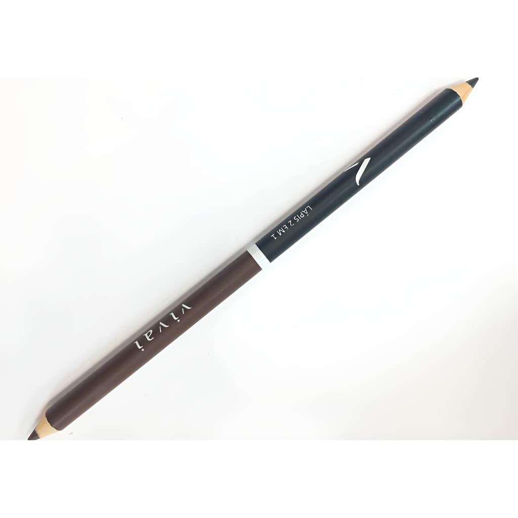 Lapis De Olho Duo ( Preto E Marrom)