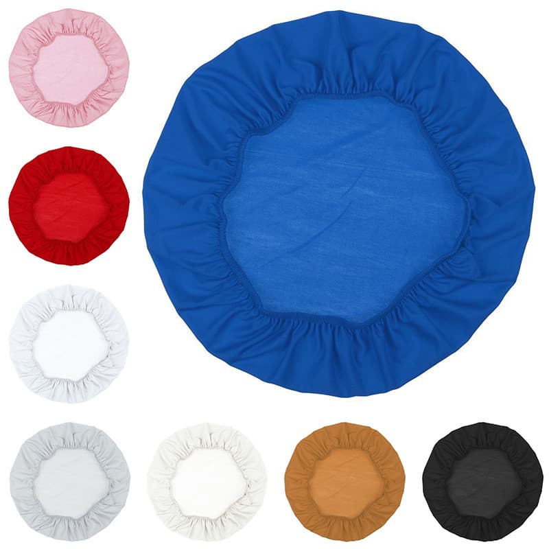 Capa De Cadeira Assento 50 * 50cm Spandex Stretch Casamento Cobre Cozinha De Jantar