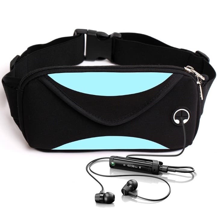 Pochete feminino Esportiva Slim Fina Impermeável Academia Corrida Porta Celular masculino