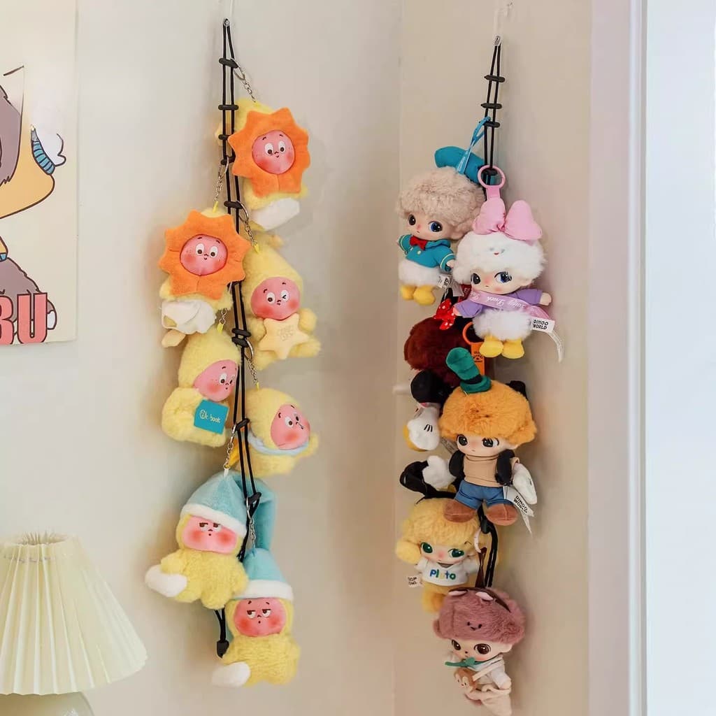Cordão de armazenamento de parede para bonecas, dimo Starman, caixa misteriosa, boneca de pelúcia, expositor, sala de es