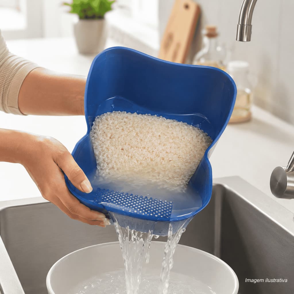 Lava Arroz Prime Erçaplast Cozinha Prático Dia a Dia