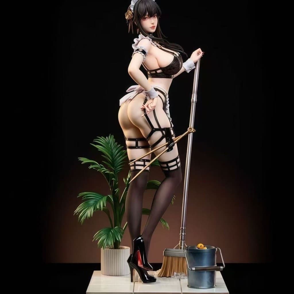 Novo estilo de empregada de combate Sra. Yor Spy Play House Anime Modelo GK Figura Ornamentos Mercadoria