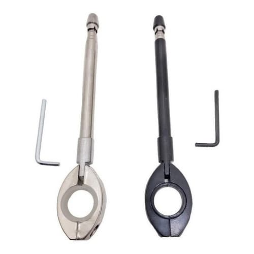 Antena Corta Pipa Moto Retrátil Anti Cerol Aço Inox Guidão