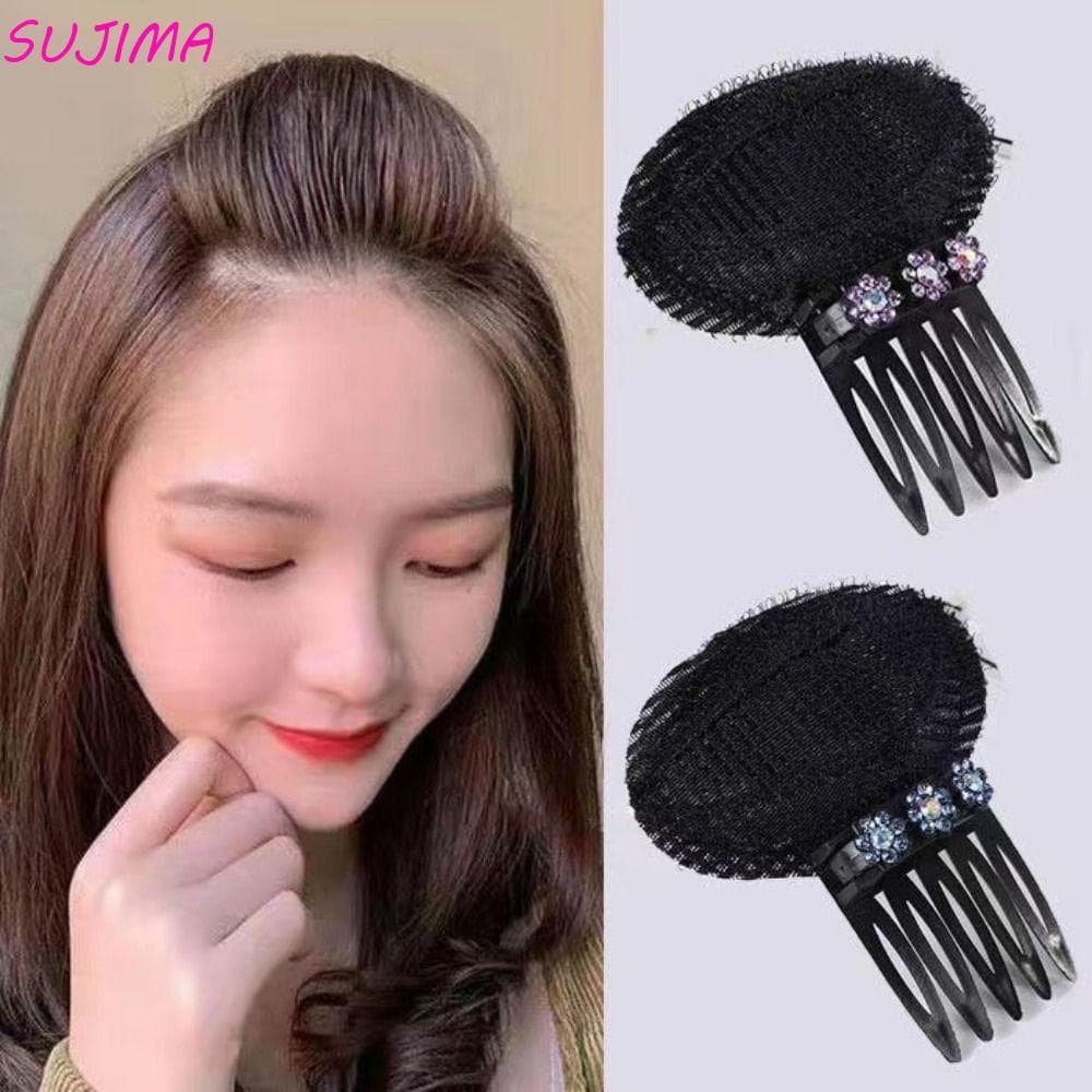 SUJIMA Almofada De Cabeça De Cabelo Puff , Esponja Invisível DIY Ferramenta De Estilo , Flor Volume Grampo