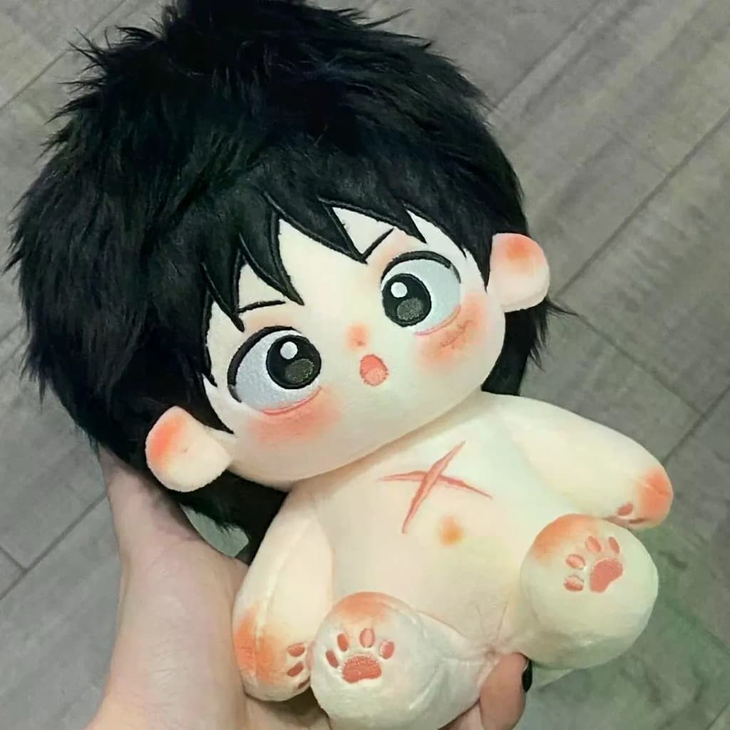Boneco de Algodão do Monkey D. Luffy de One Piece, 20cm, Estilo Anime, Presente Fofo