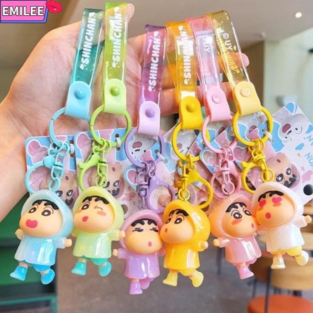 Chaveiro EMILEE , De Desenho Animado Crayon Shin-chan , Pingente Criativo Kawaii