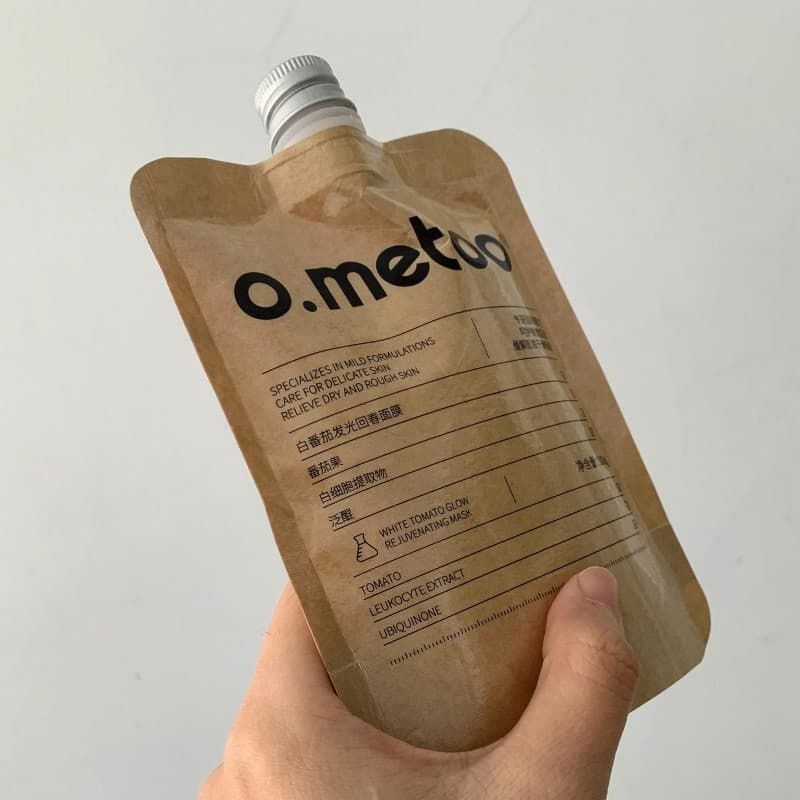 Contorno retrátil!O. metoo Máscara Rejuvenescedora Luminosa de Tomate Branco 140g Tipo Mancha Hidratante Antirrugas Firm