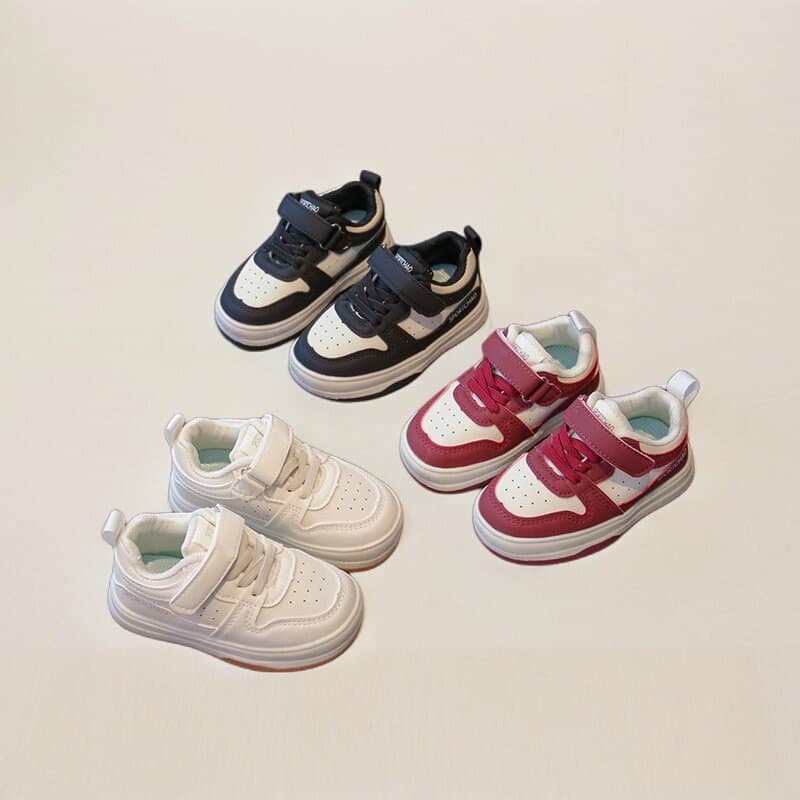 Primavera outono estilo sapatos de bebê meninas sapatos esportivos vermelho 2026 tênis infantis bebê criança sapatos sol