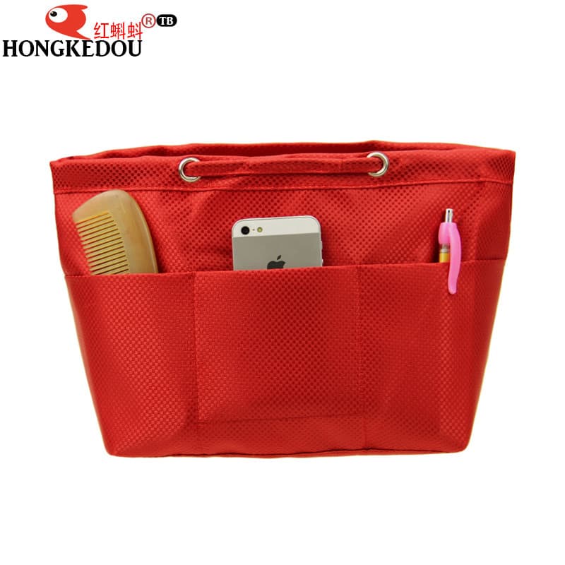 Bolsa de Nylon à prova d'água, tamanho grande, bolsa de armazenamento de cosméticos, bolsa de cosméticos, tamanho grande