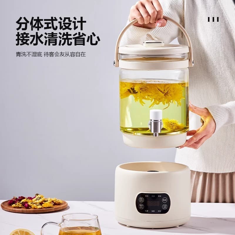 110V Taiwan escritório saúde chaleira 3L grande capacidade chaleira elétrica chá flor balde de chá com saída de água