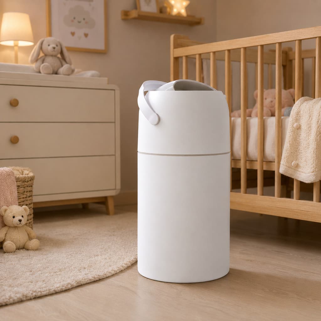 Lixeira Antiodor Baby Mel 15 Litros Multiuso – Quarto de Bebê, Banheiro, Cozinha, Consultórios e Espaço Pet