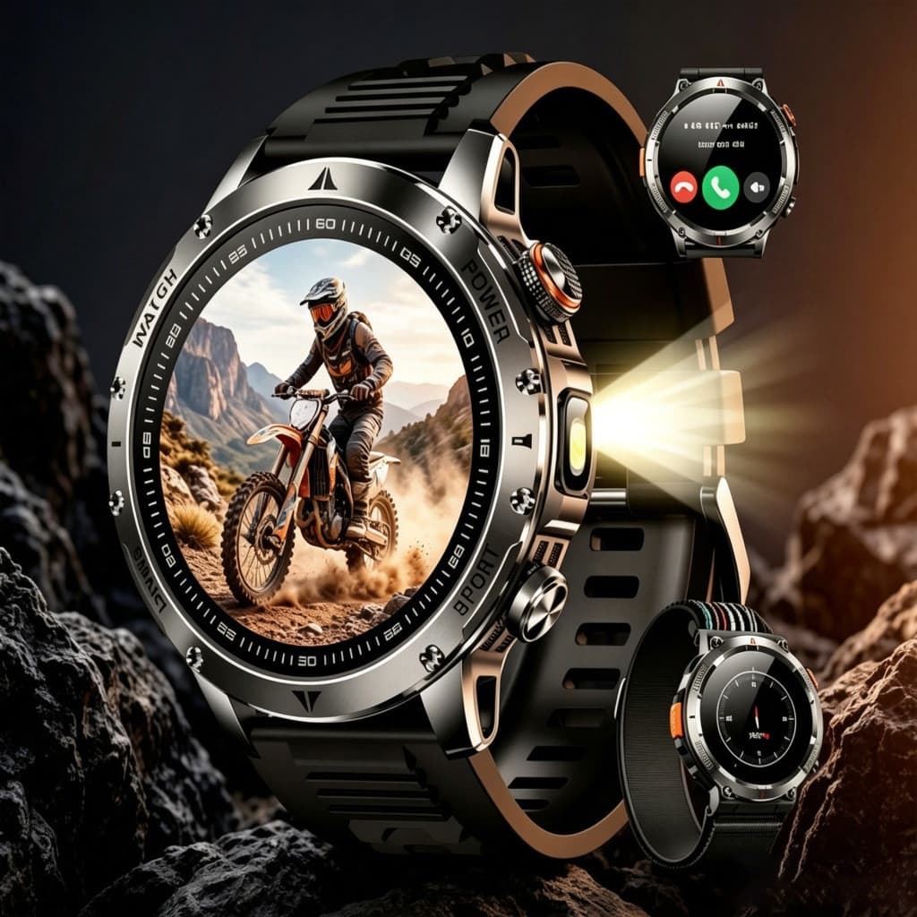 Smartwatch Relógio Inteligente GPS NFC HD Display Em Tempo Real Pulseira De Chamada Bluetooth Com Frequência Cardíaca