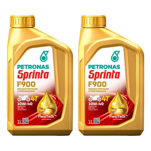 Óleo De Motor Petronas Sintético 10w-40 Para Moto/quadriciclo 1 Kit De 2 Unidades X 2l / 2l