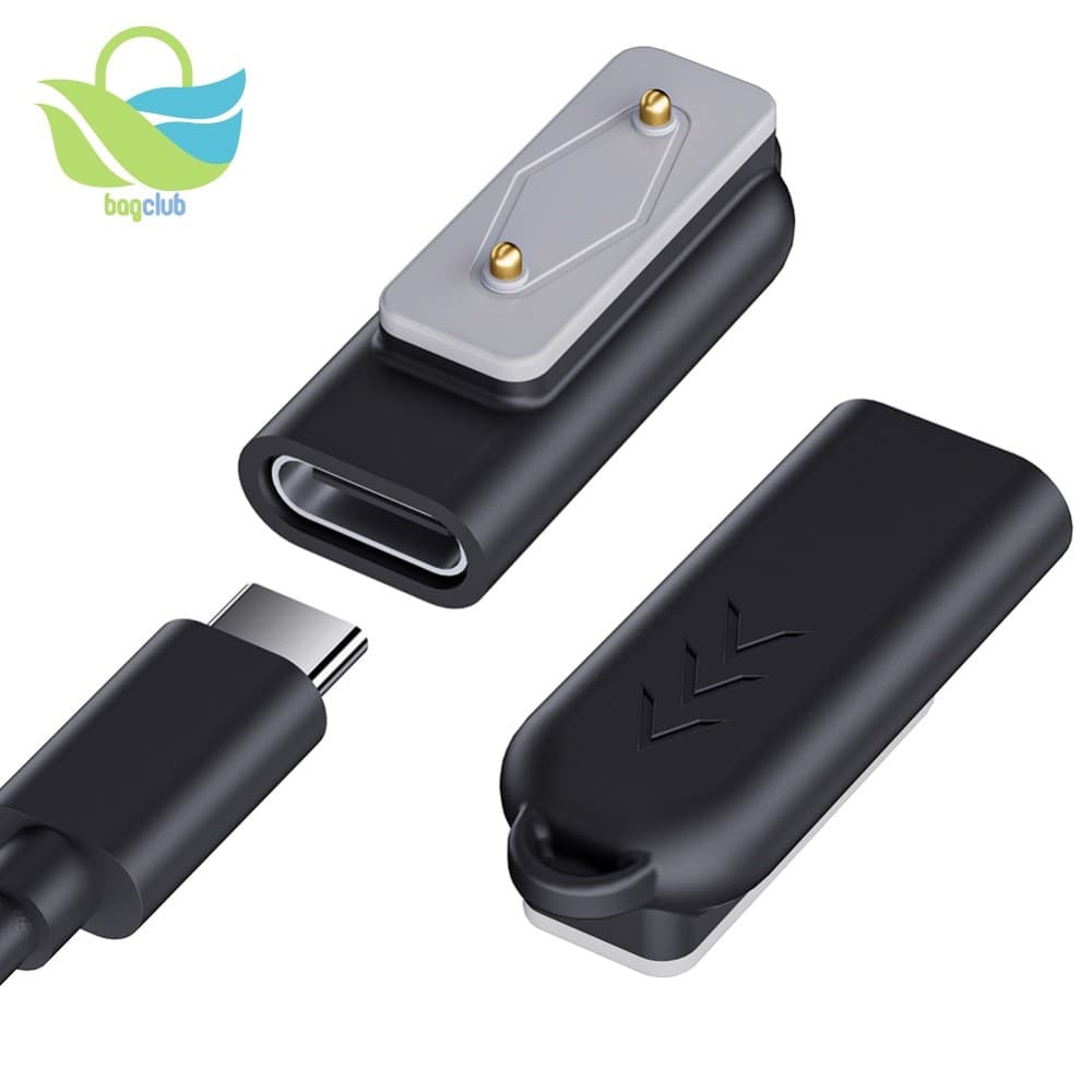 Carregador De Relógio Útil Adaptador USB C Magnético De Ângulo Reto Para Samsung Galaxy Fit 3 [Bagclub.br]