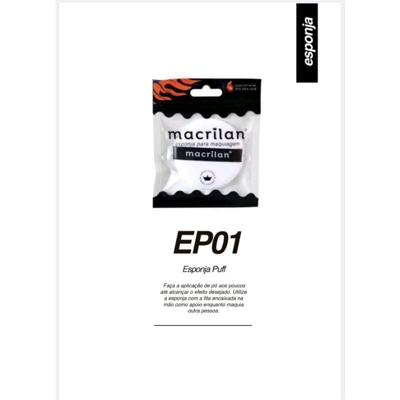 Esponja Puff Para Maquiagem Macrilan