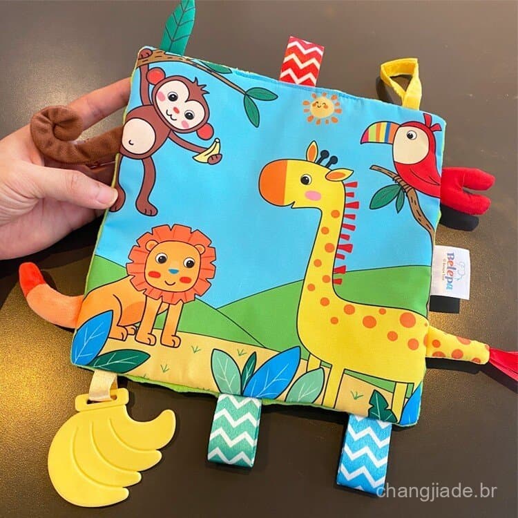 Novo cobertor de conforto para bebês com cauda para bebês de 0-3-6 meses, mordedor de papel amassadinho, seguro para uso