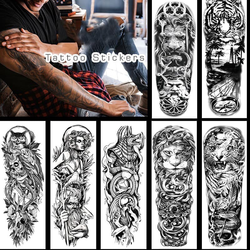 Tatuagem Temporária À Prova D'água Falsa Unissex Realista 3D Festa Social Verão Praia