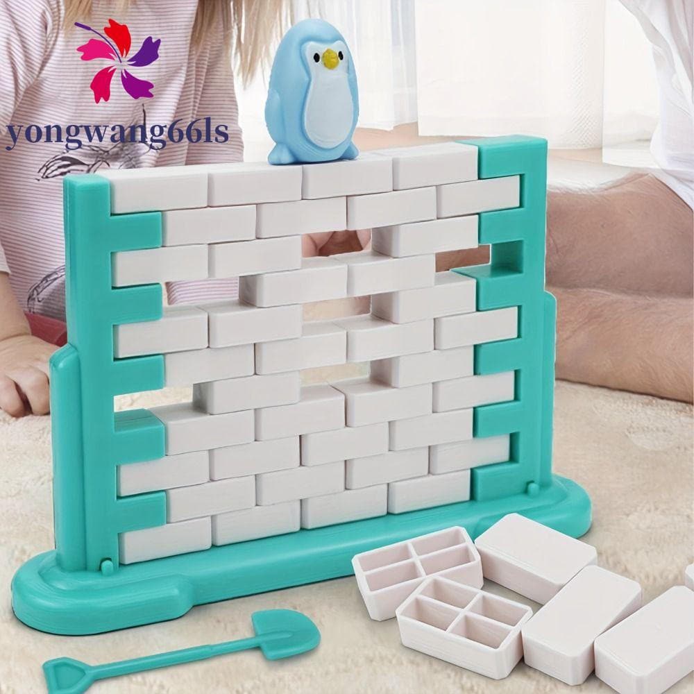 YONGWANG Salvar Jogo De Pinguim , Brinquedos Educativos Mini Armadilha Quebra-Gelo Divertida , Blocos De Equilíbrio De E