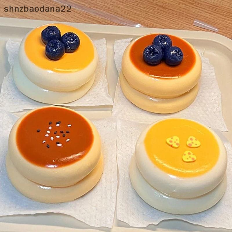 [Shnzd] Simulação Creme er Bolo Alívio De Pressão Macio Squishy Fingertip Toy Aliviando Squeeze Dpression Brinquedo De R
