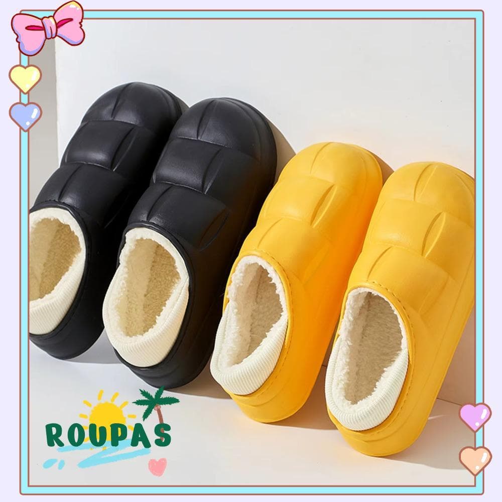 Chinelos De Algodão De Inverno ROUPAS Com Sola Grossa , Sapatos Leves E Respiráveis Antiderrapantes Pelúcia , Macios
