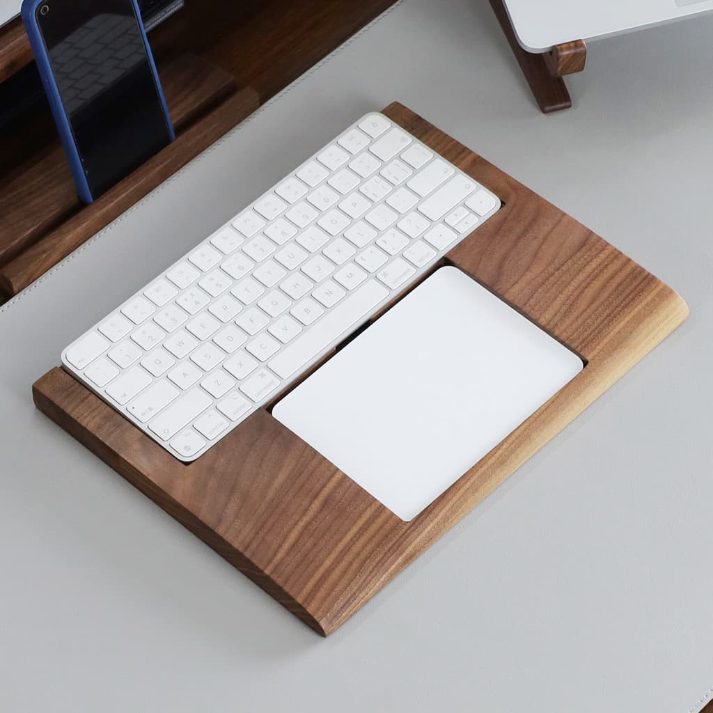 Adequado para Apple magic Touch teclado descanso de mão magia Touchpad Base suporte combinação almofada de pulso madeira