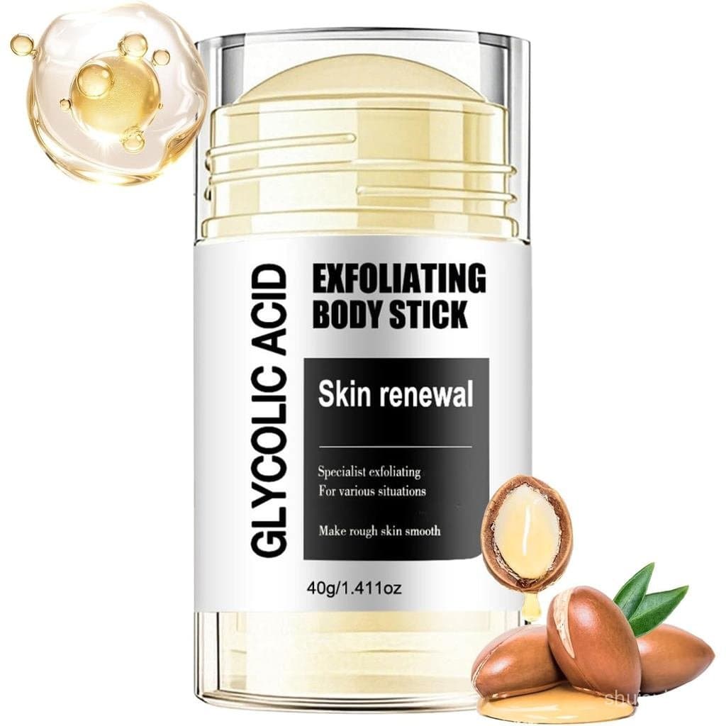 Bastão Esfoliante Corporal com Ácido Glicólico, Bastão Esfoliante com Manteiga de Karité, Esfoliante Corporal para Suavi