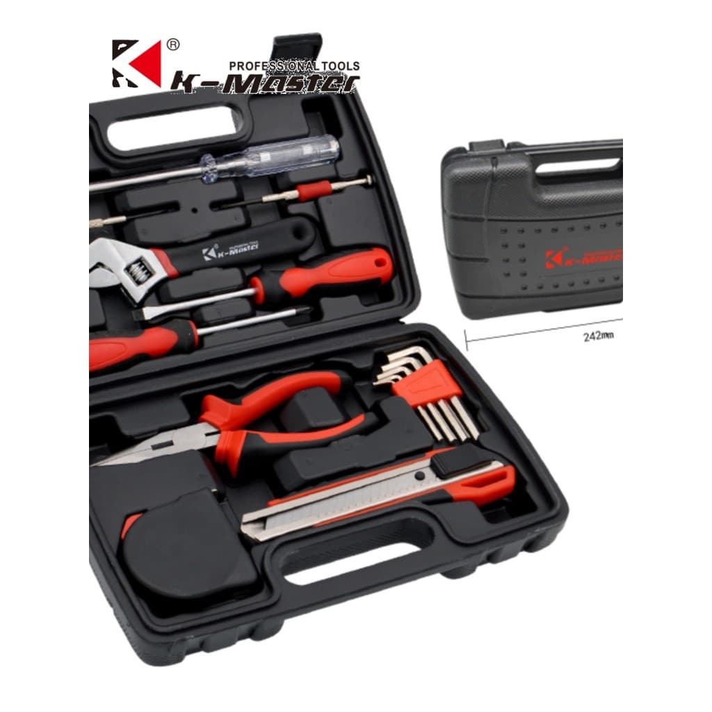 Kaimart conjunto de ferramentas doméstico multifuncional ferramentas de ferragem eletricista reparação carro conjunto co