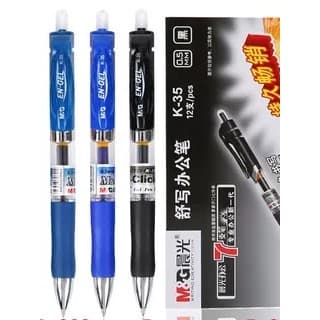 Chenguang imprensa Gel caneta estudantes usam preto 0.5mm caneta à base de água K35 assinatura caneta preto azul vermelh