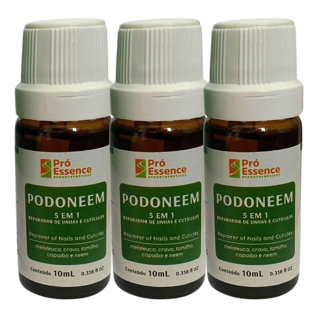 Kit Podoneem 5 Em 1 Tratamento Para Micose Na Unhas 3 Uni
