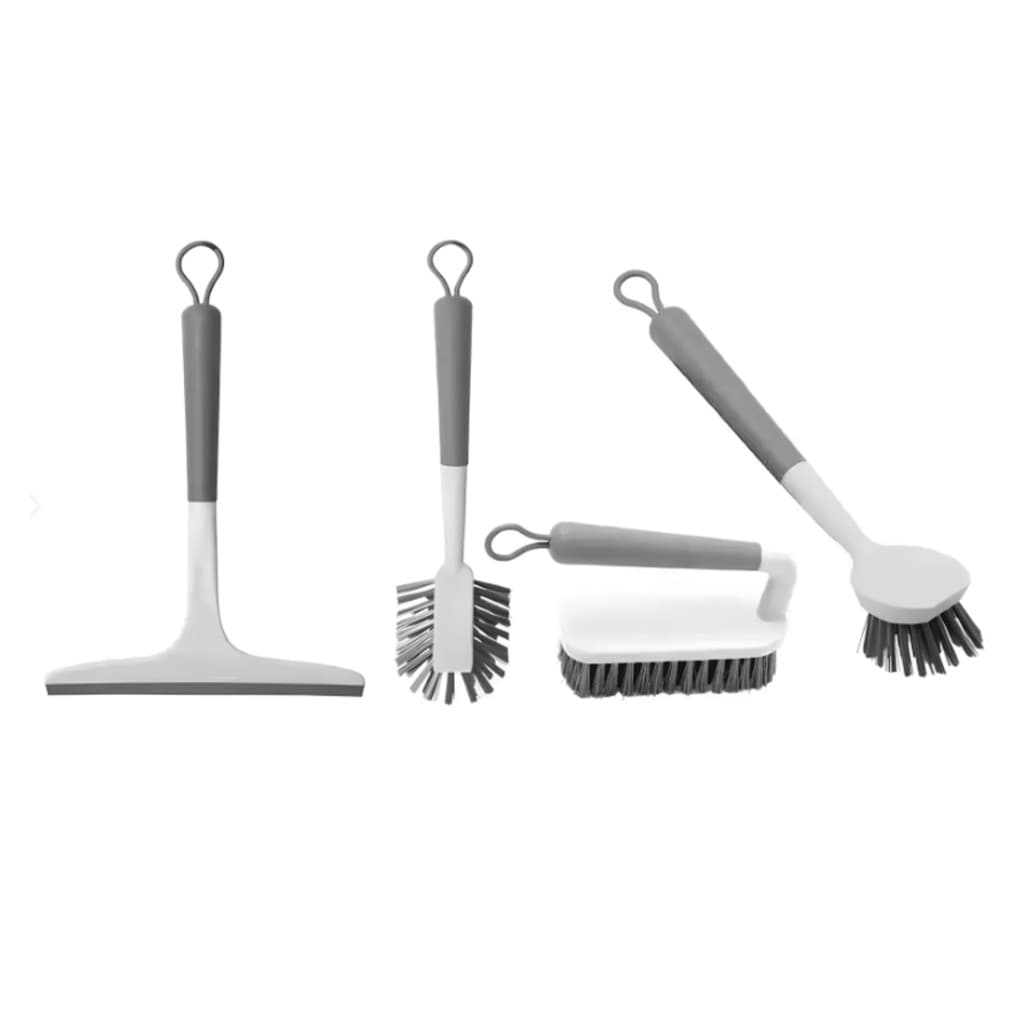 Kit Acessórios de Limpeza Lavanderia 4 Peças Flow Ou