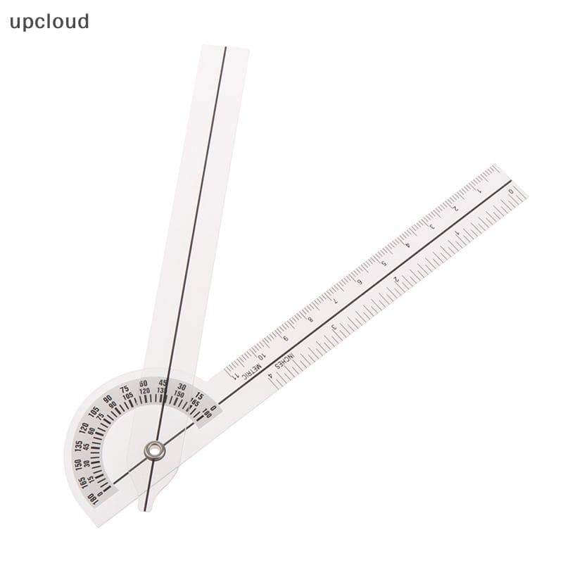 Novo Atacado PVC Médico Dedo Goniômetro Plástico Transferidor Ângulo De 180 Graus Régua [Uplud]