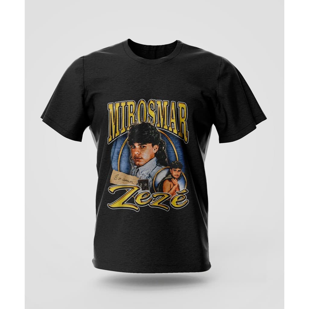 Camiseta zeze de camargo mirosmar maculino feminino 100% algodao personalizado