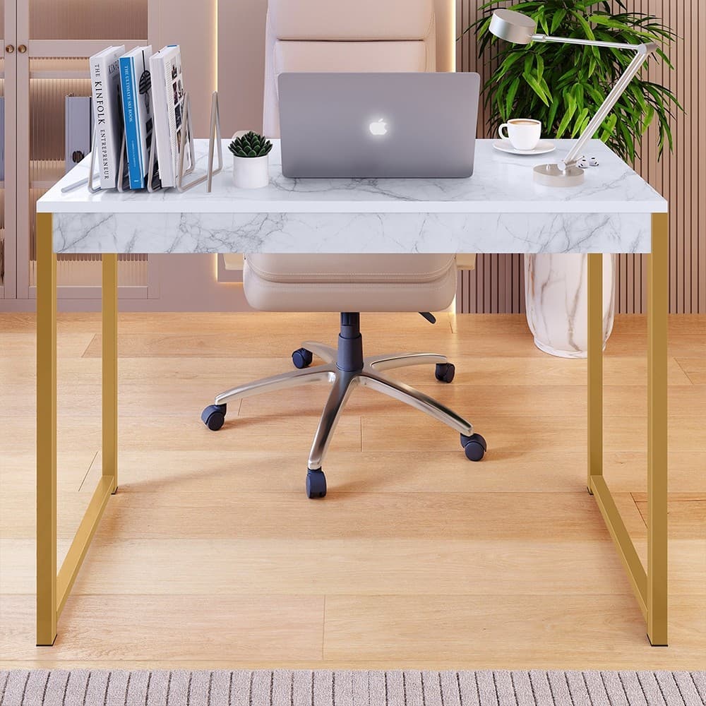 Mesa Escrivaninha Escritório Estilo Retrô Computador Fácil Montagem