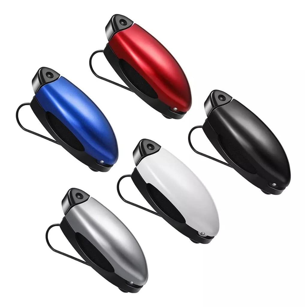 Kit Com 10 Unidades de Porta Óculos Sol ou Grau Universal Para Carro Suporte Com Prendedor
