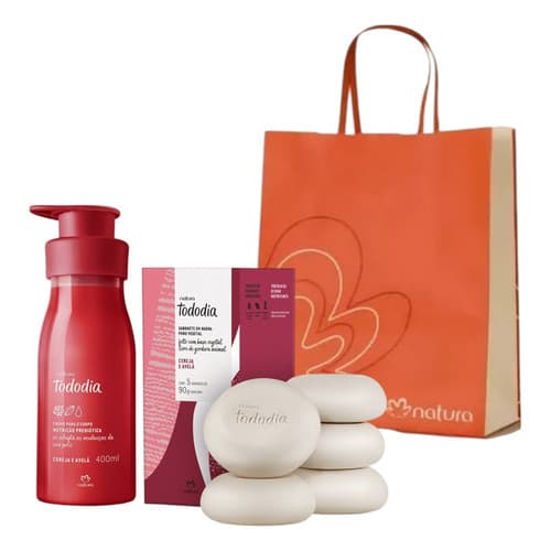 Kit Presente Natura Feminino Cuidados (2 Produtos) Kit  Kit cereja e avelã