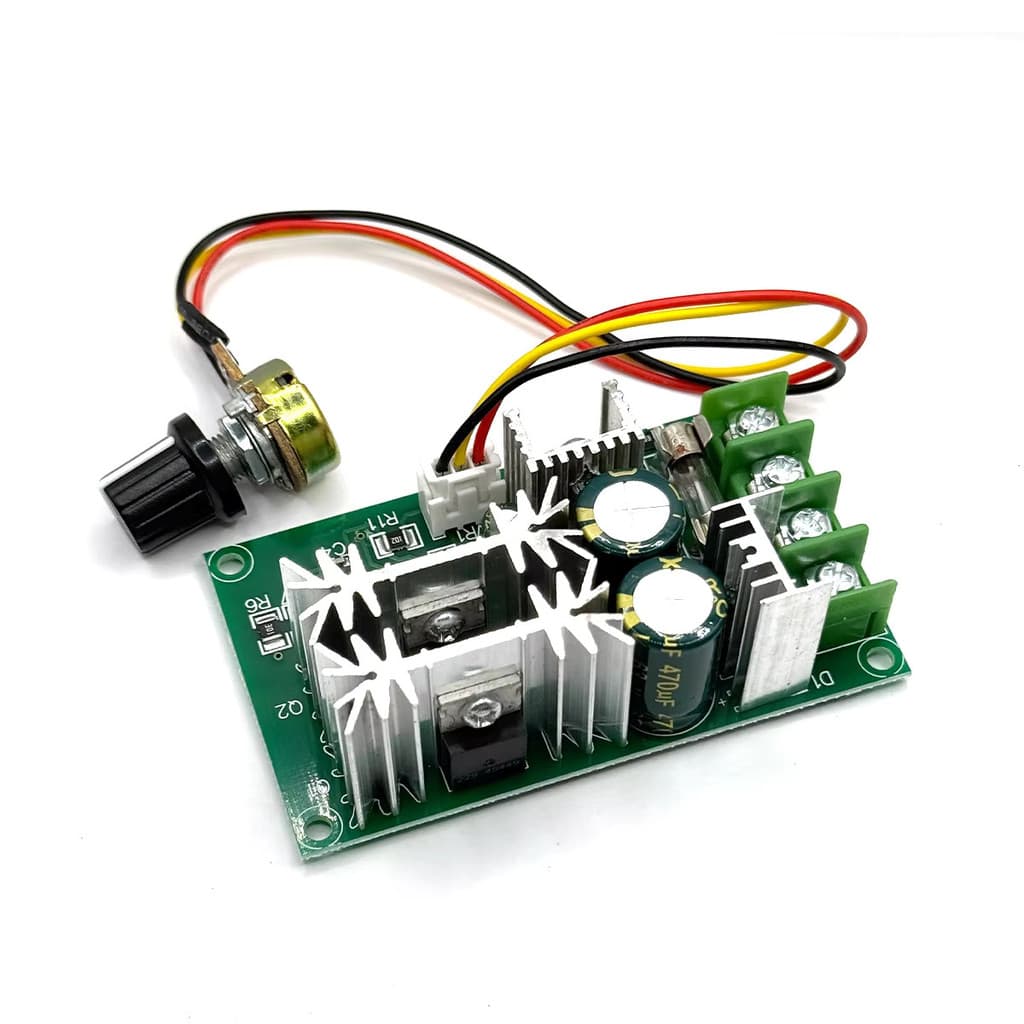 Controlador velocidade motor PWM DC 10-60V 20A
