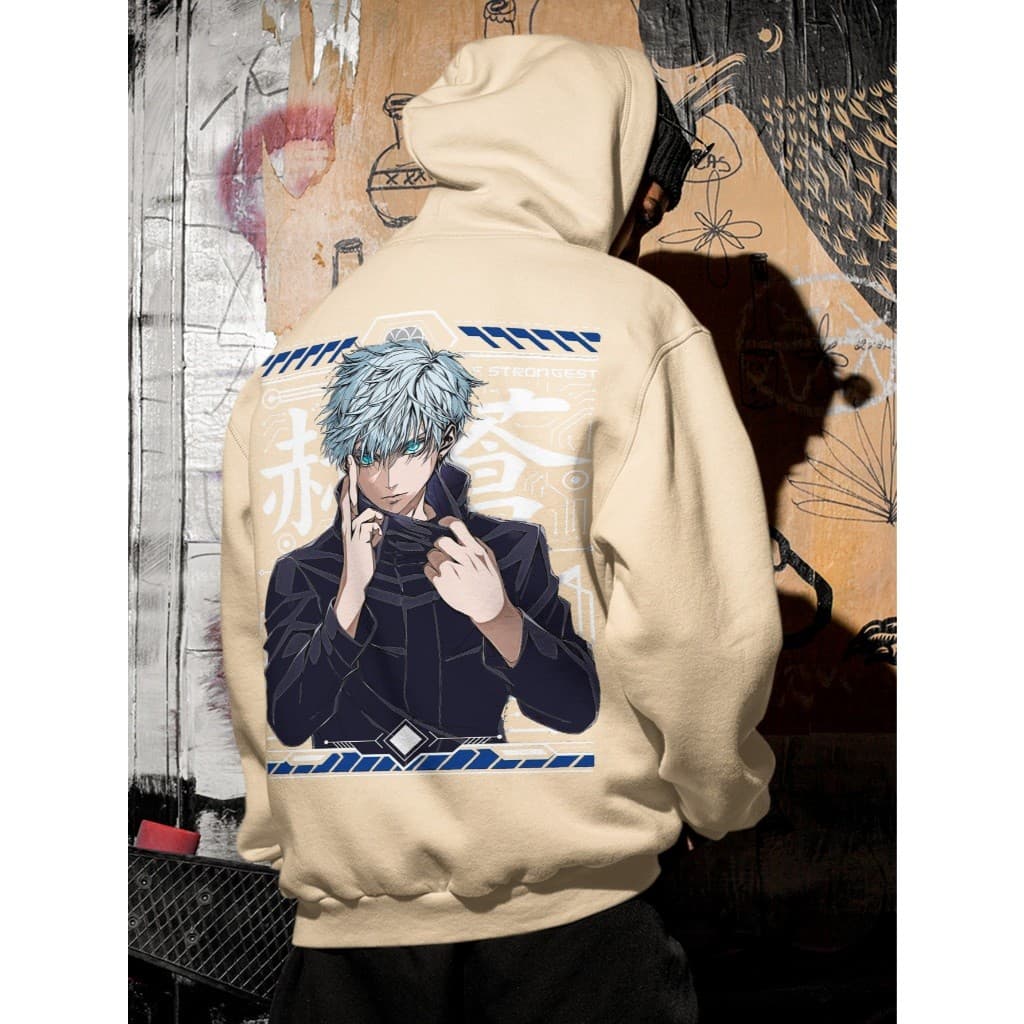 Moletom Blusa JujutsuK Satorugojo Dominador do Vazio Streetwear Premiun Unissex Ref-3753 Dtf