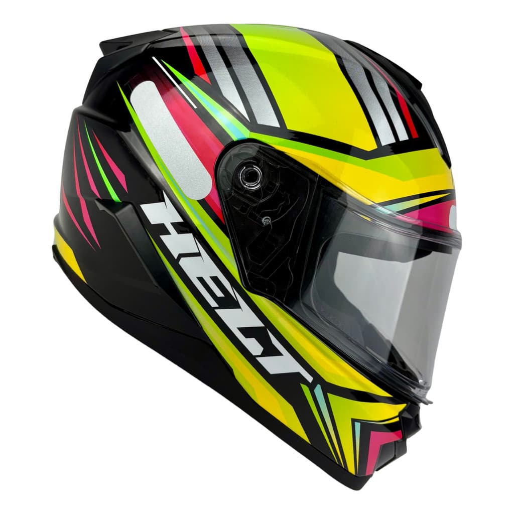 Capacete Moto Helt Tracker Glass Stx Óculos + Chaveiro Bolsa