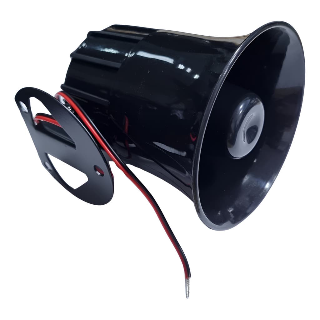 Sirene De Alarme Forte Casa Comercio Veículos 12v 120db