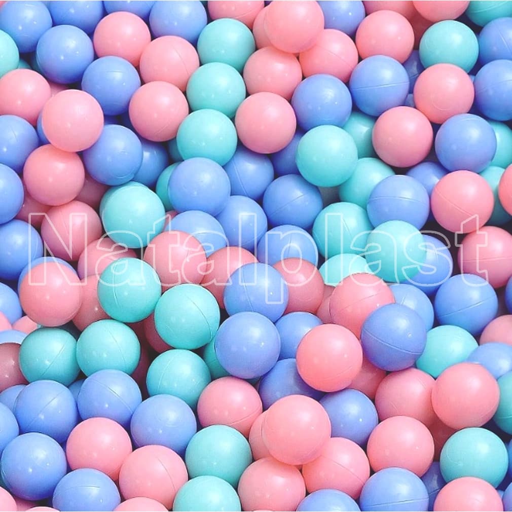 Bolinhas de Piscina Kit 100 Unidades Rosa Bebe , Verde Bebe e Lilás